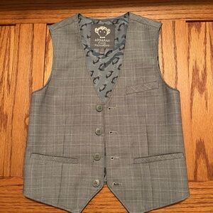 Appaman Boy's Gray Plaid Vest